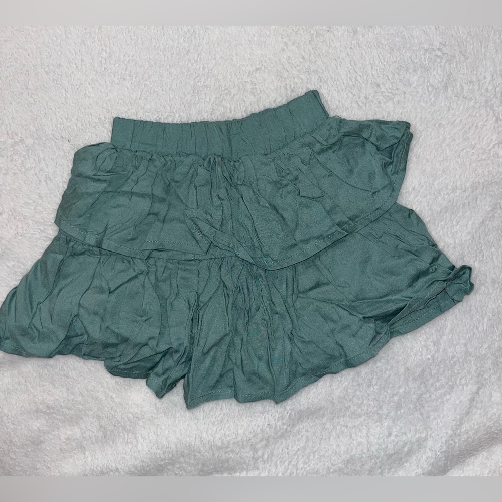 Pastel Green Toddler Girls Skirt